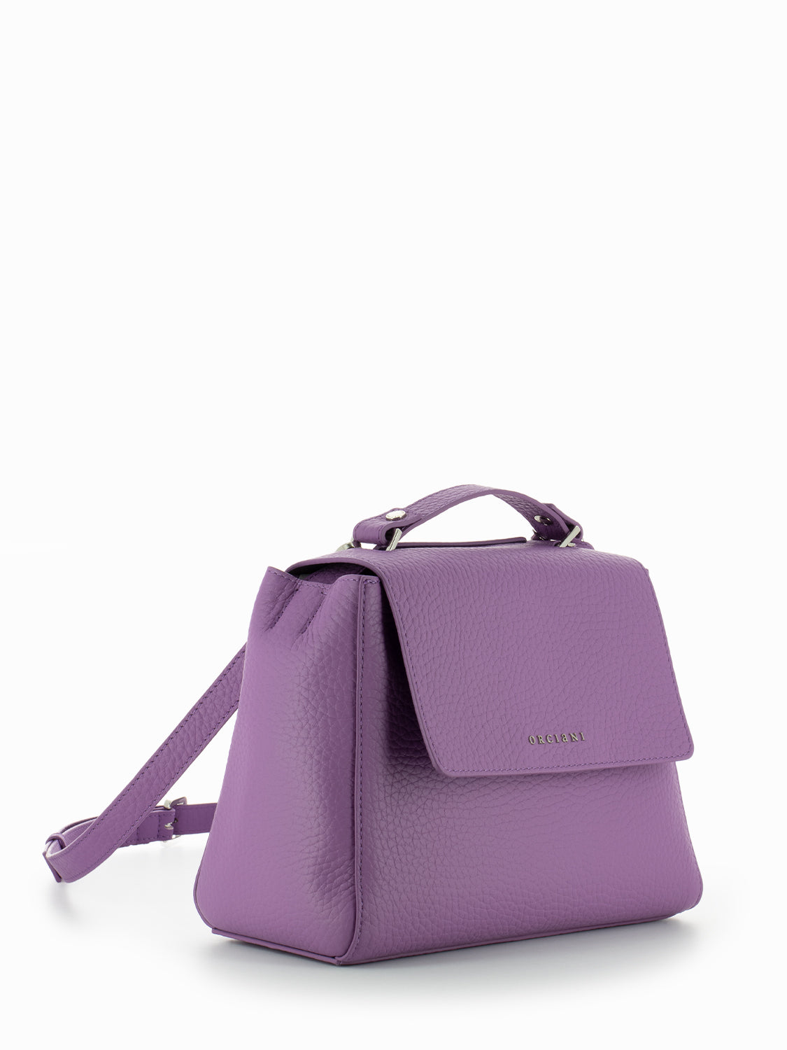 Borsa a mano Sveva soft piccola glicine