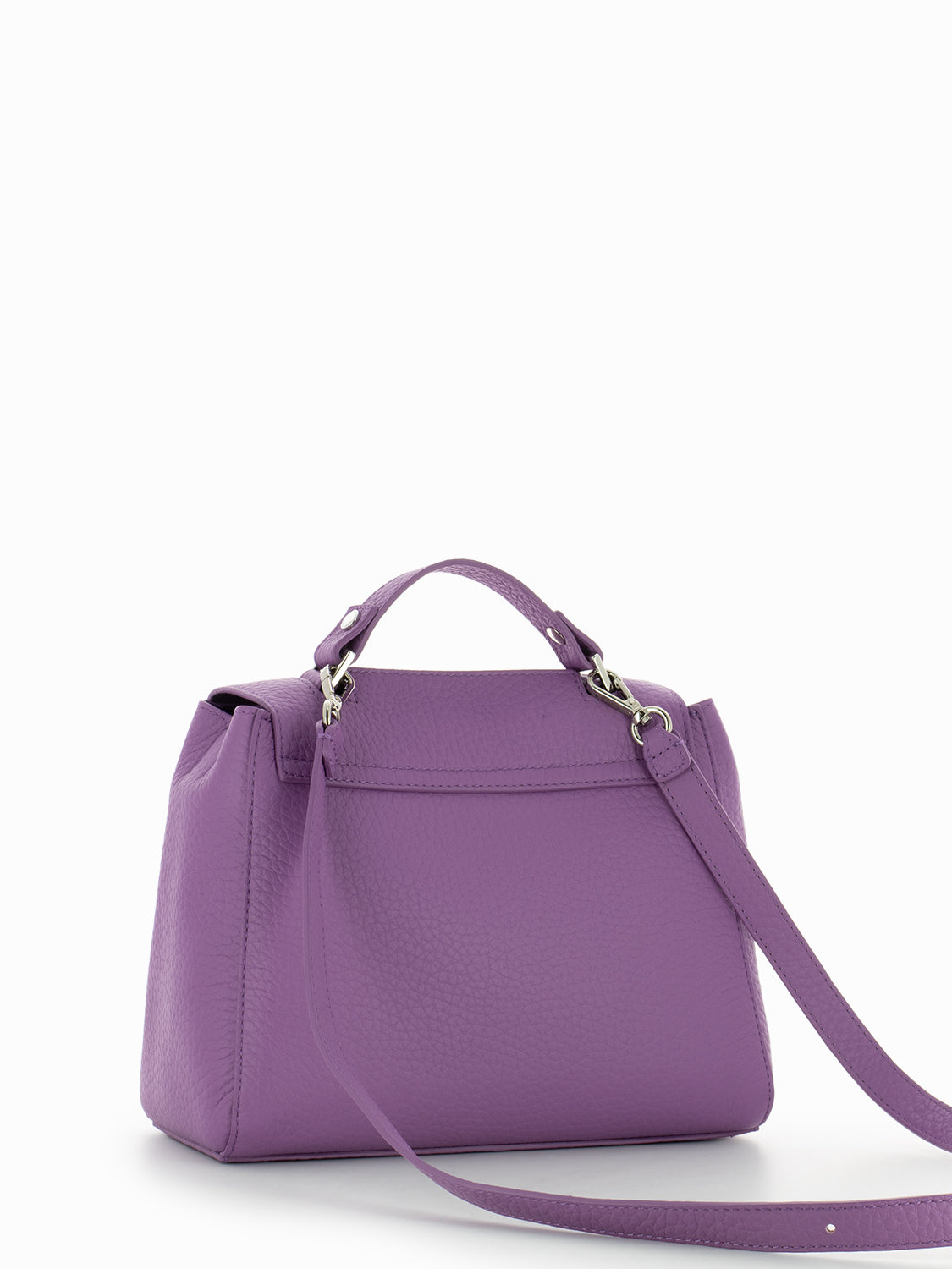 Borsa a mano Sveva soft piccola glicine