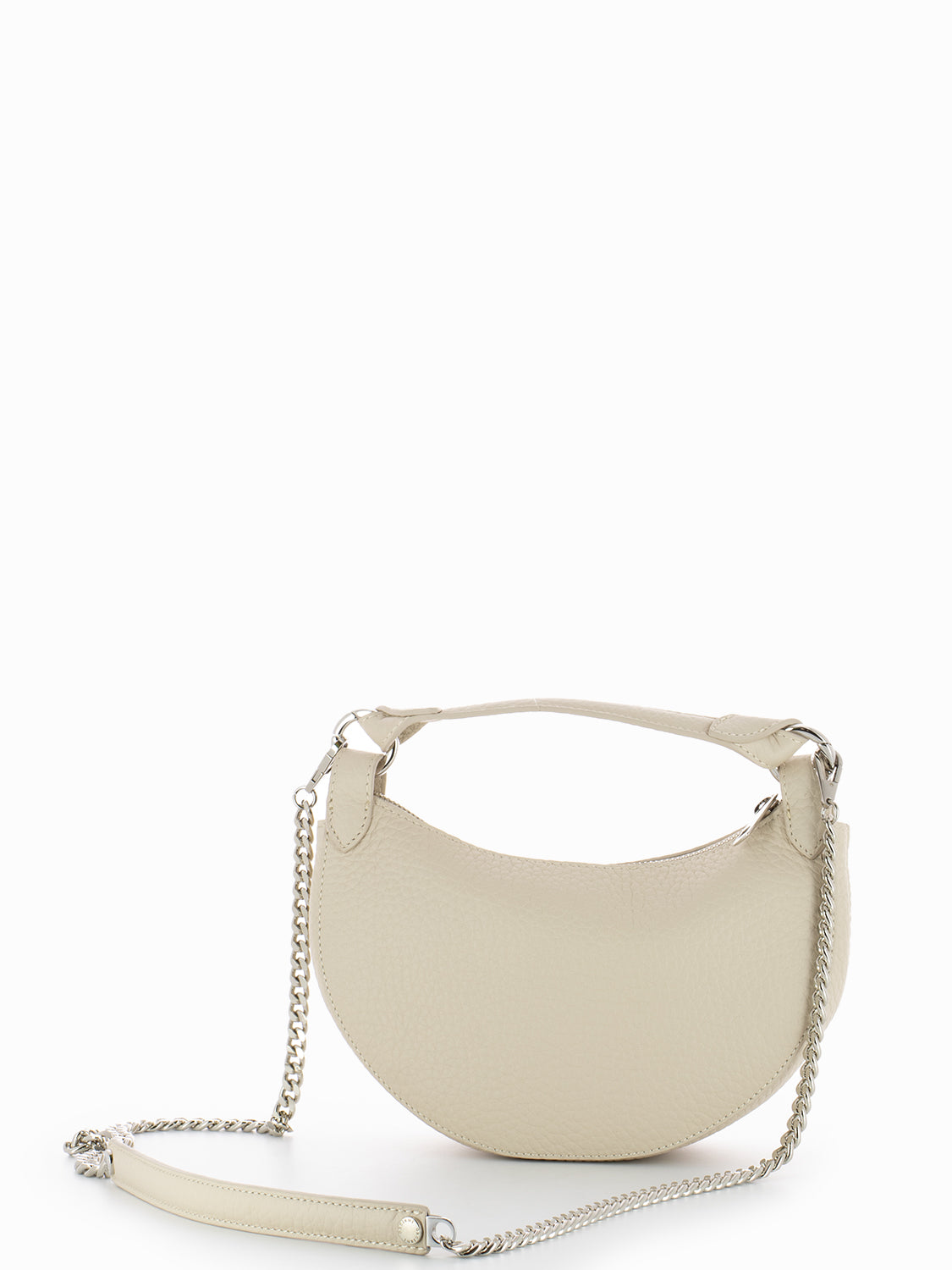 Mini bag Dumpling soft avorio