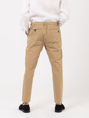 OUTHERE W - Pantaloni Mechanical Stretch beige
