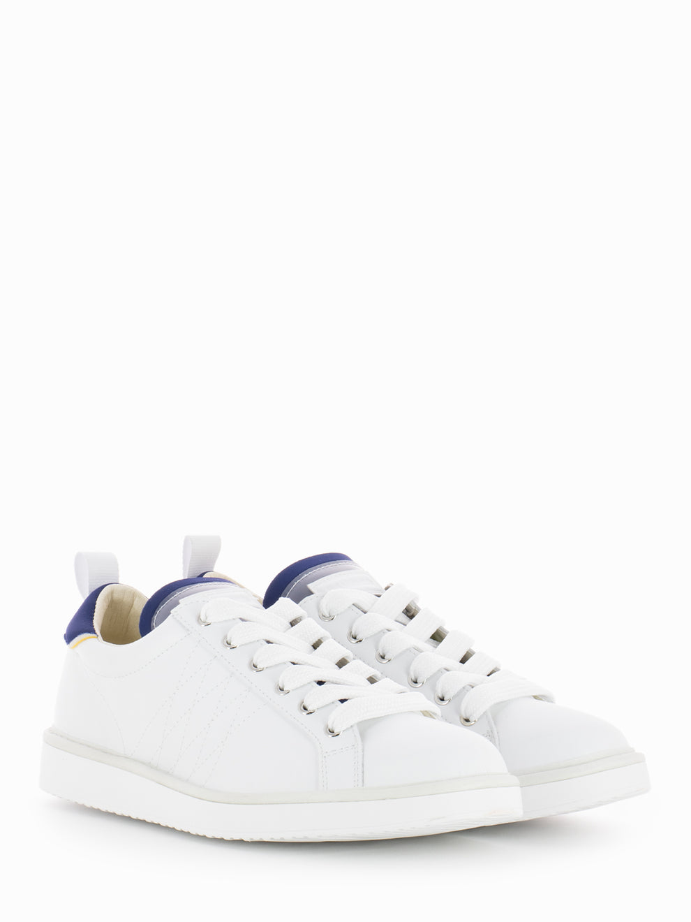 P01 Lace-Up Microfibre Neoprene white / navy