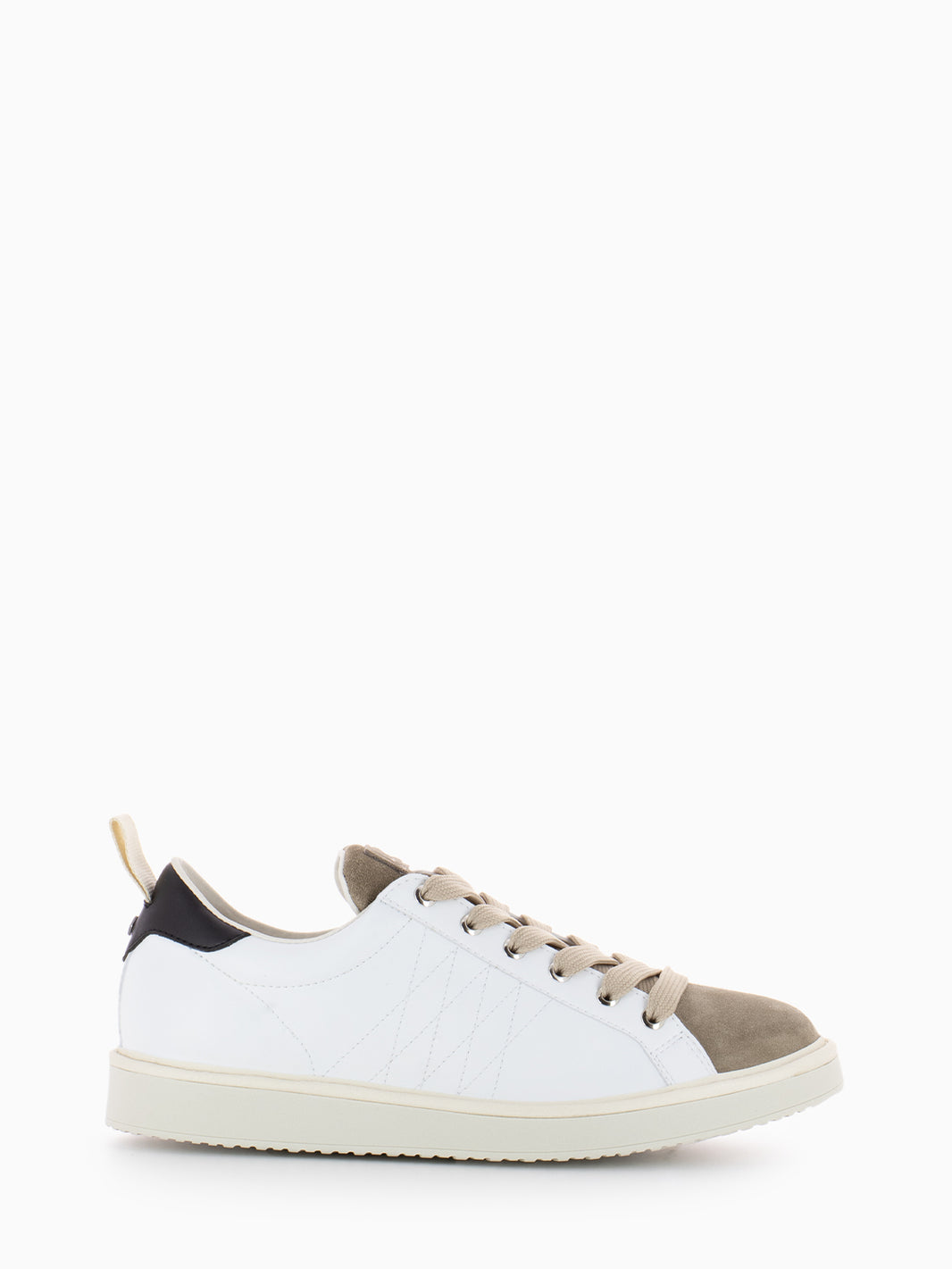 P01 Lace-Up Microfibre Suede Vamp white / taupe