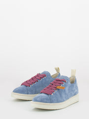 PANCHIC - P01 lace-up sustainable suede blue blizzard / brownrose