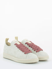 PANCHIC - P01 Low Cut suede offwhite / brownrose