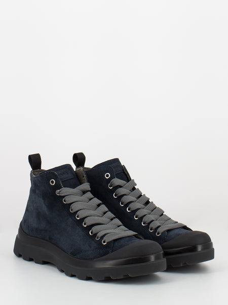 P03 Ankle boot suede cobalt / grey