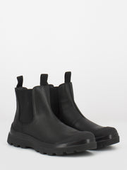 PANCHIC - P03 beatle boot waxed suede black