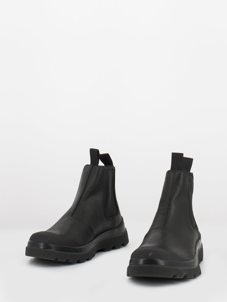 PANCHIC - P03 beatle boot waxed suede black