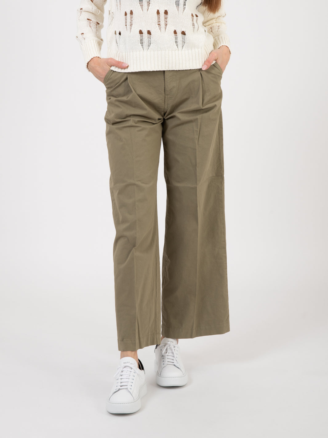 Pantalone Juju Gab comfort light military