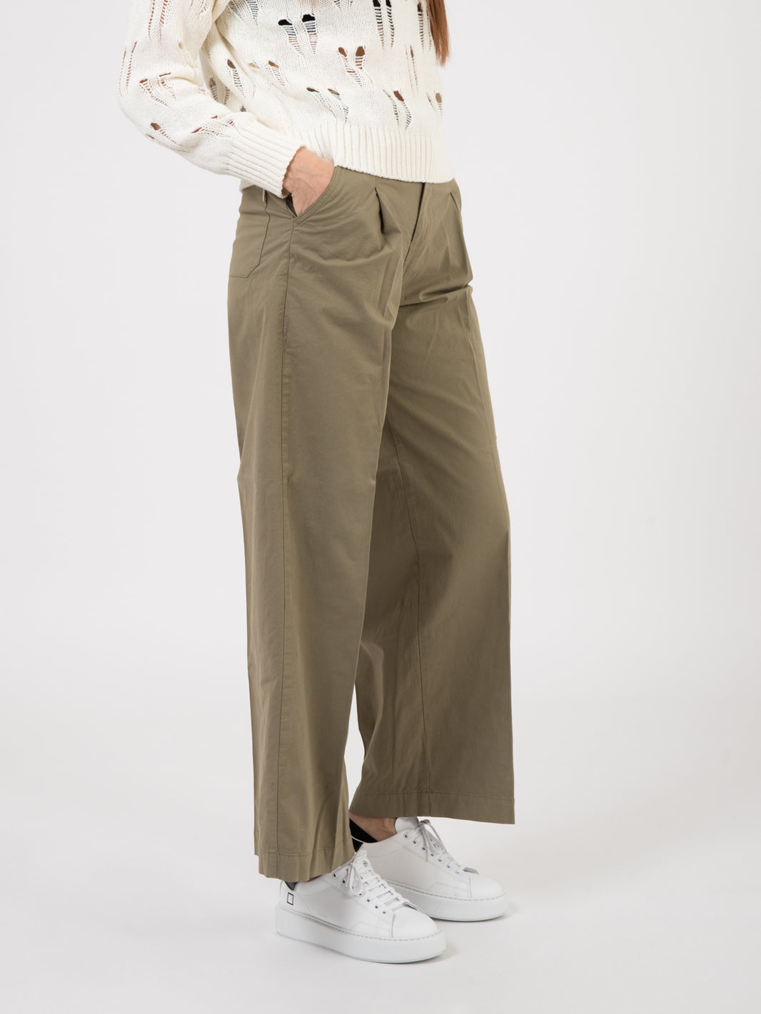 Pantalone Juju Gab comfort light military
