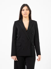 PATRIZIA PEPE - Blazer doppiopetto nero