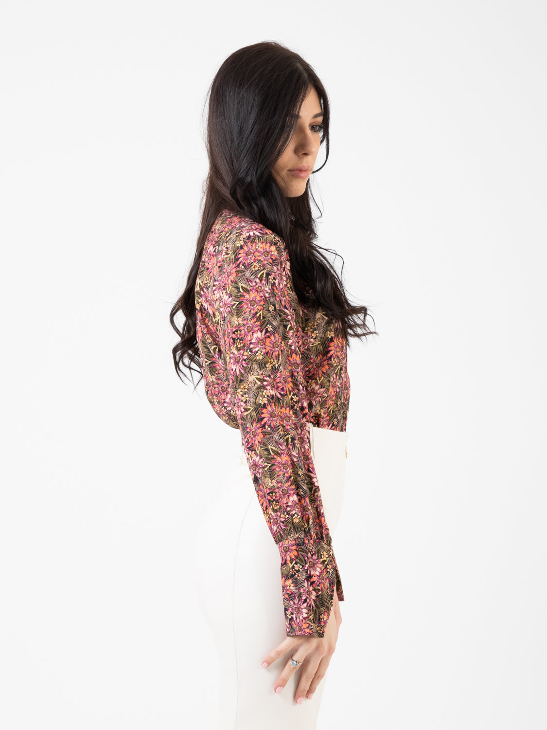 Chemisier Body Femme Patrizia Pepe - Modèle 7855AT - Rose 100% Viscose - Neuf Avec étiquettes