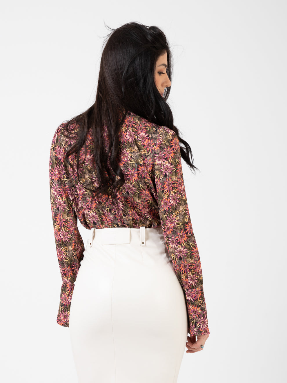 Camicia body sensorial flowers