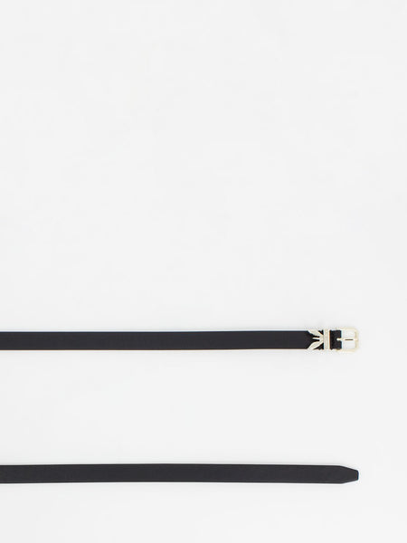 Cintura fina low waisted nera