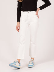 PATRIZIA PEPE - Jeans straight bianchi