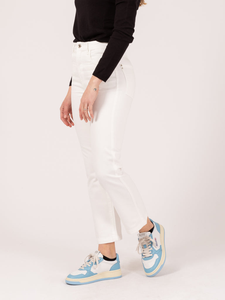PATRIZIA PEPE - Jeans straight bianchi