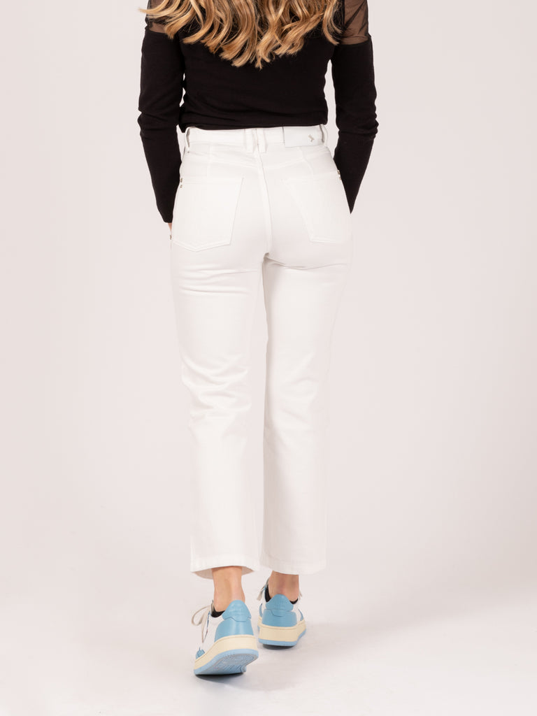 PATRIZIA PEPE - Jeans straight bianchi