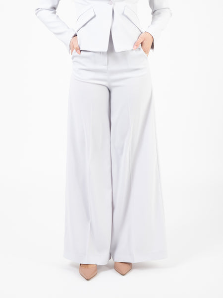 Pantalone palazzo lilac gray