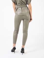 PATRIZIA PEPE - Pantaloni skinny sage green