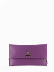 PATRIZIA PEPE - Pochette in pelle orchid purple