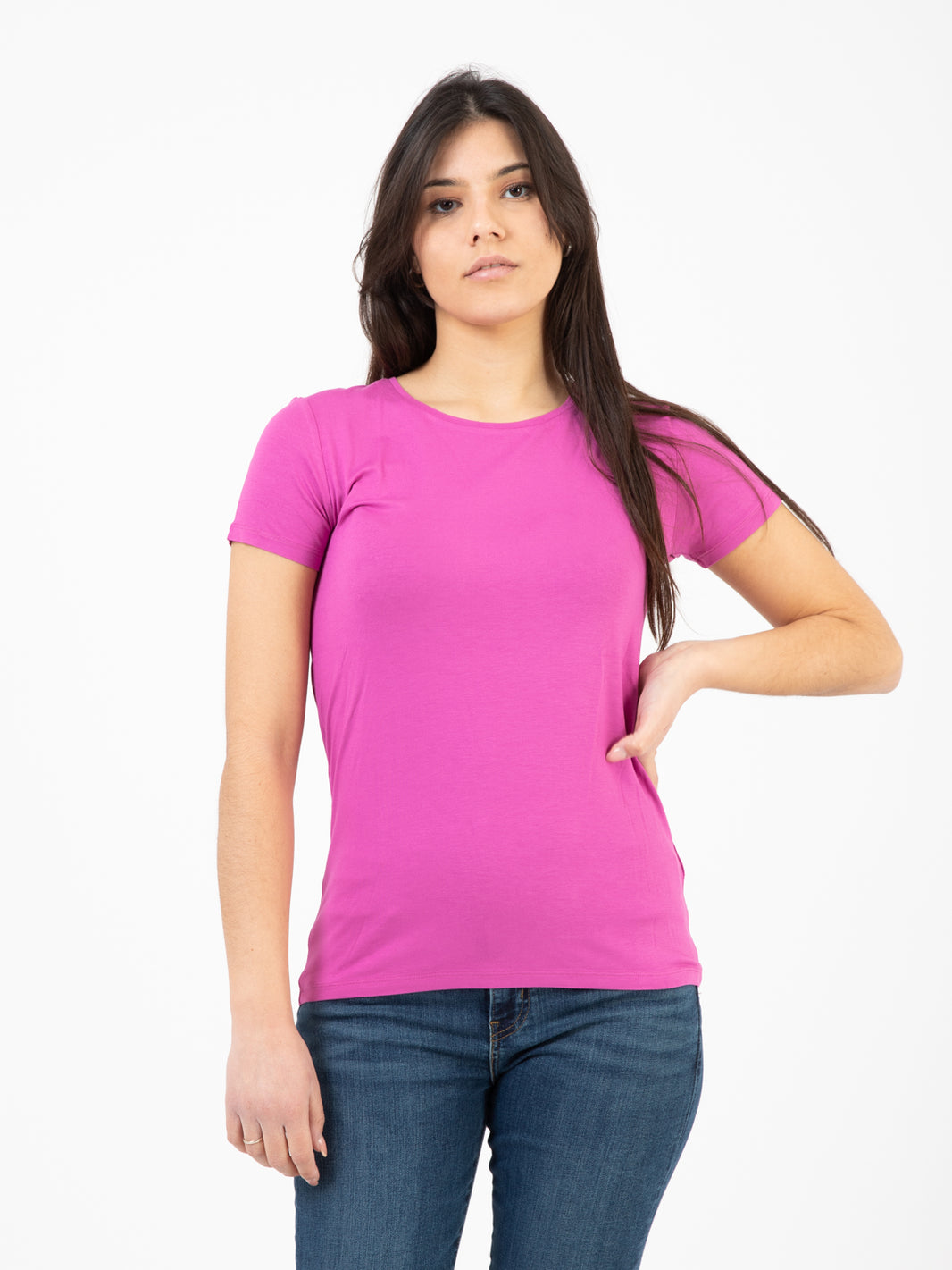 T-Shirts Slim orchid purple