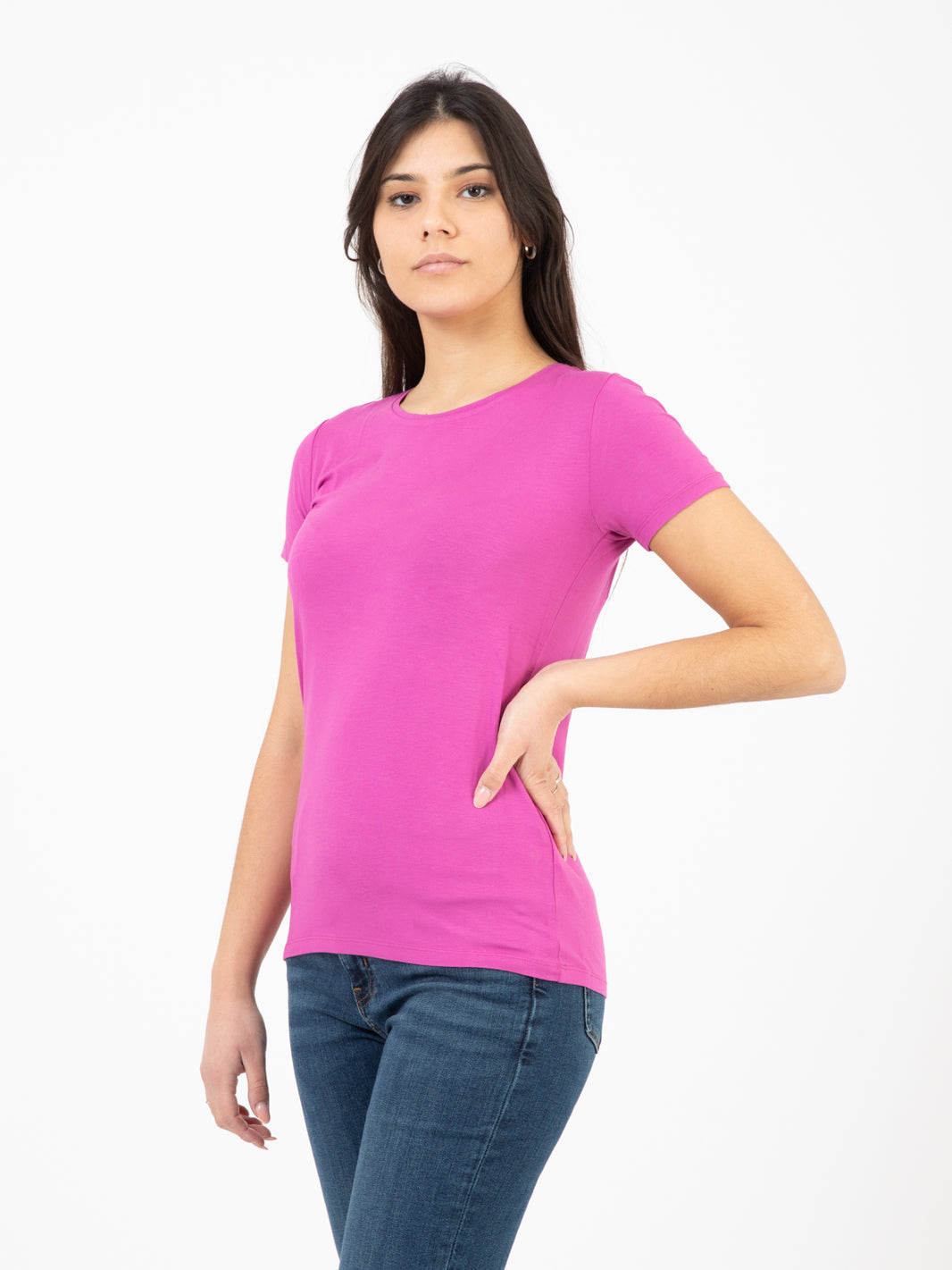 T-Shirts Slim orchid purple