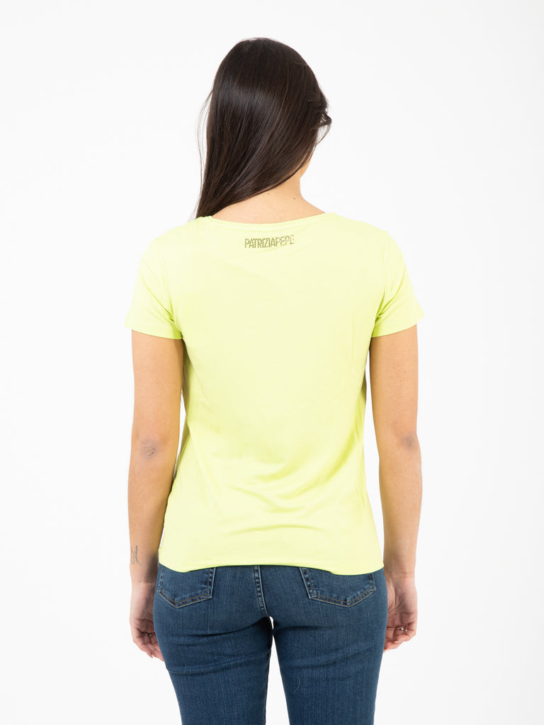 PATRIZIA PEPE - T-Shirts Slim sunny lime