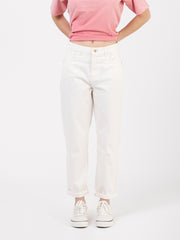 PATRIZIA PEPE - Pantaloni balloon alla caviglia rose white