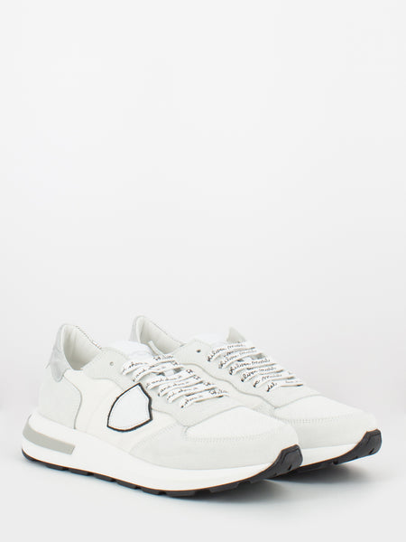Sneakers crosta dragon bianco / argento