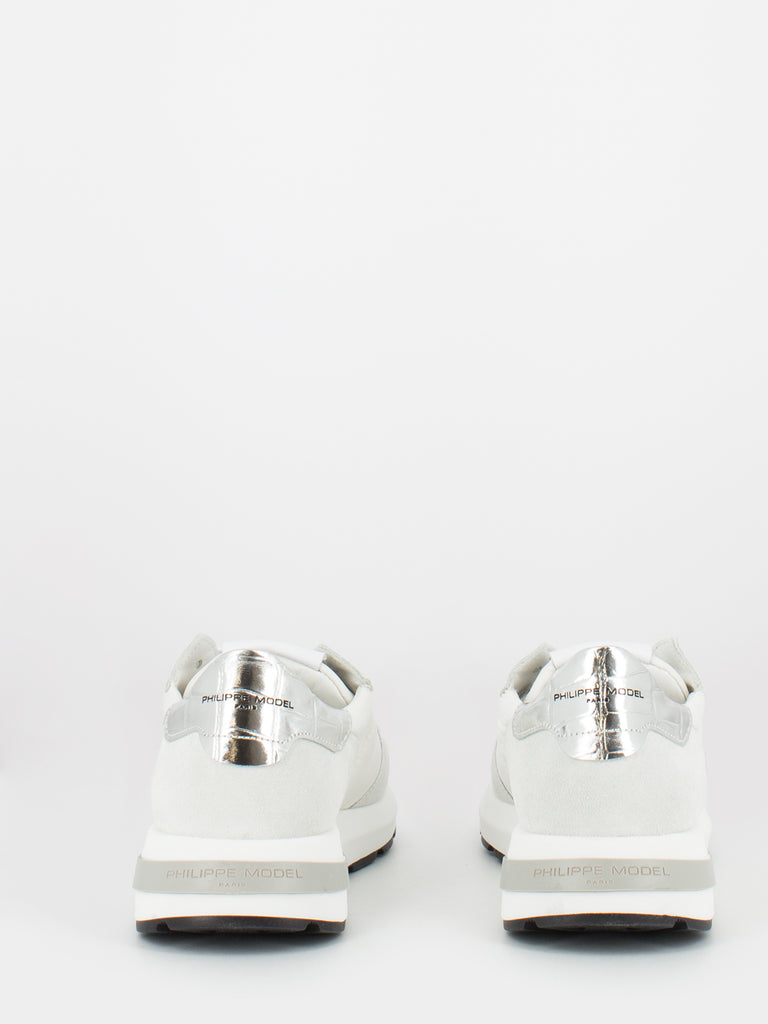PHILIPPE MODEL JUNIOR - Sneakers crosta dragon bianco / argento