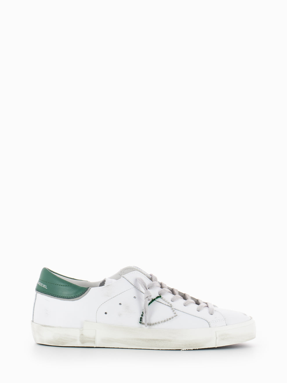 Prsx low broderie pop blanc / vert