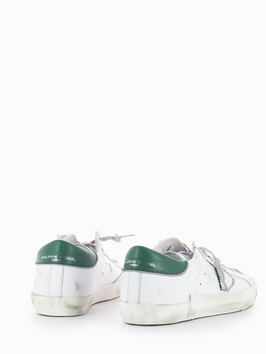 Prsx low broderie pop blanc / vert