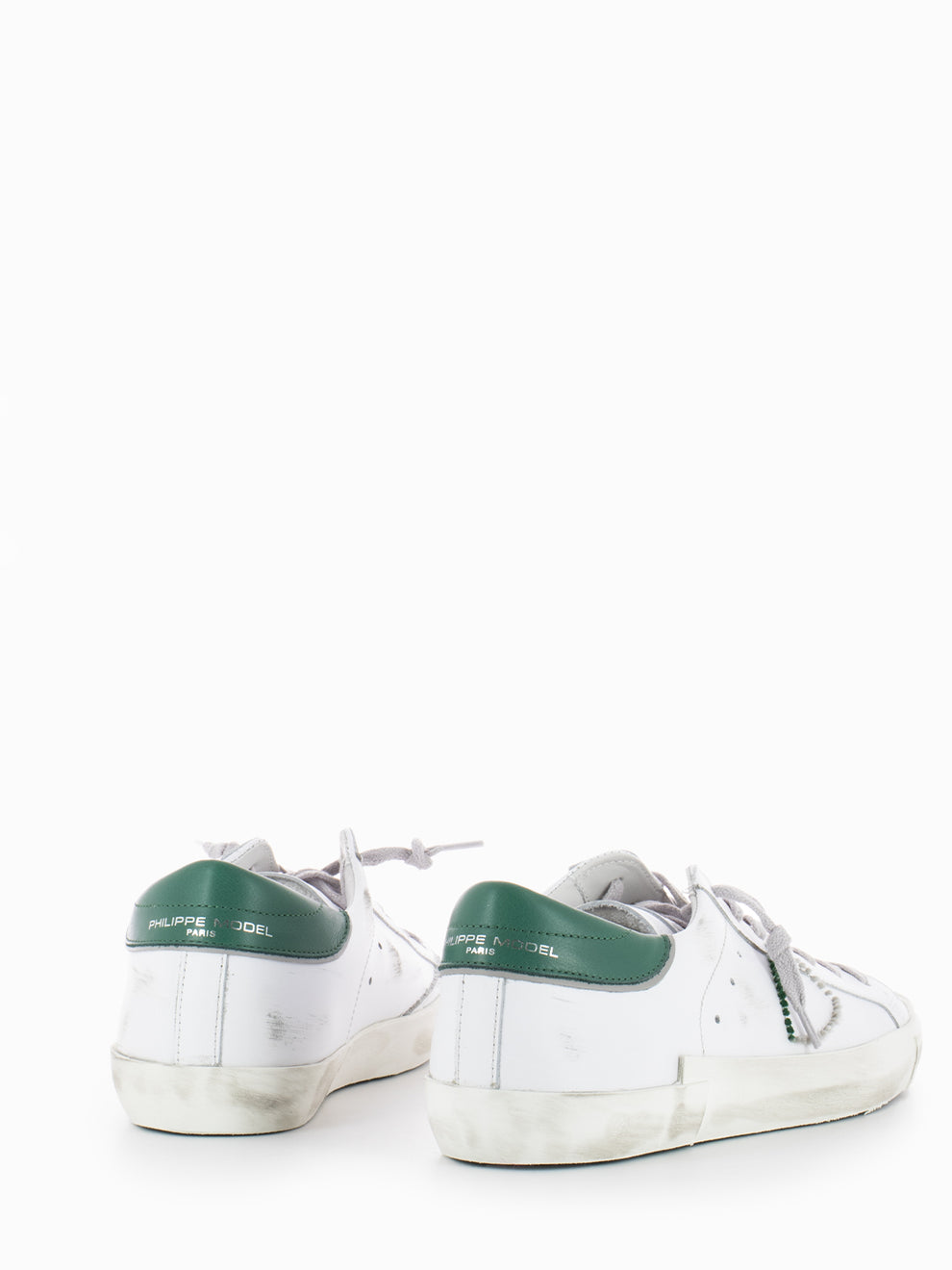 Prsx low broderie pop blanc / vert