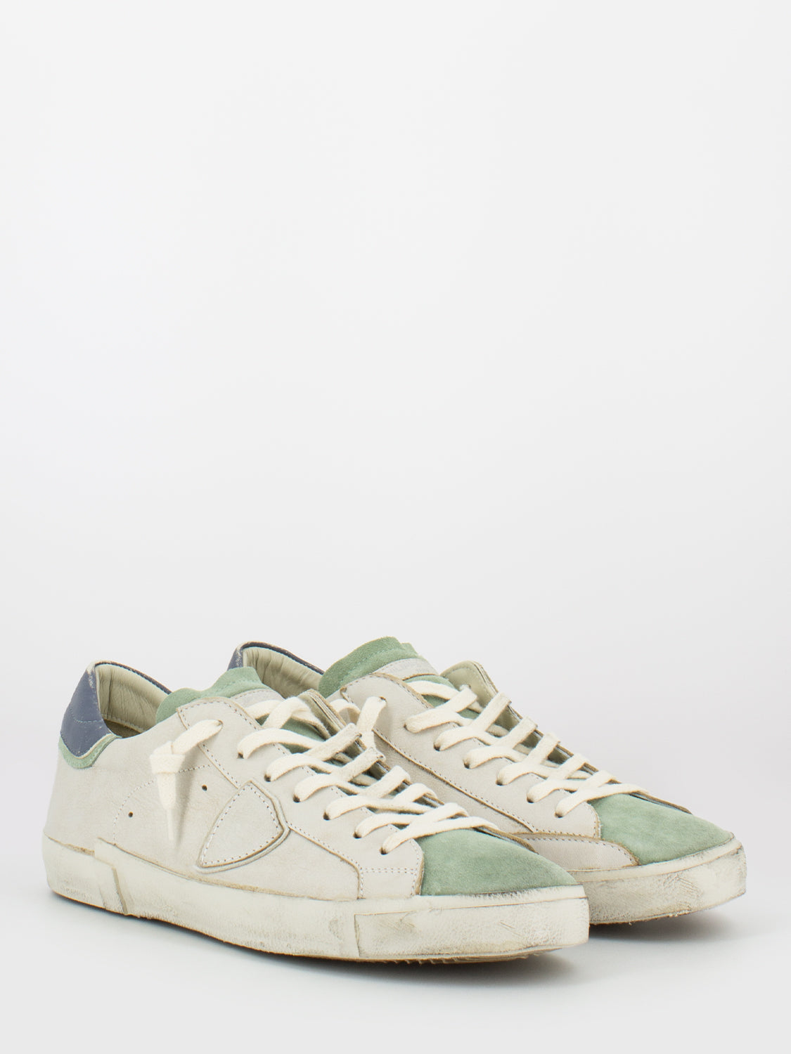 Prsx low vintage mixage blanc / militaire