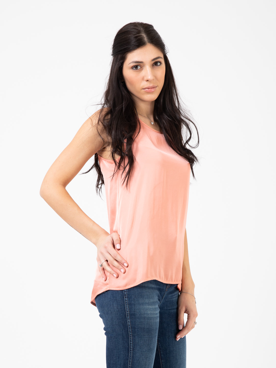 Top smanicato corallo