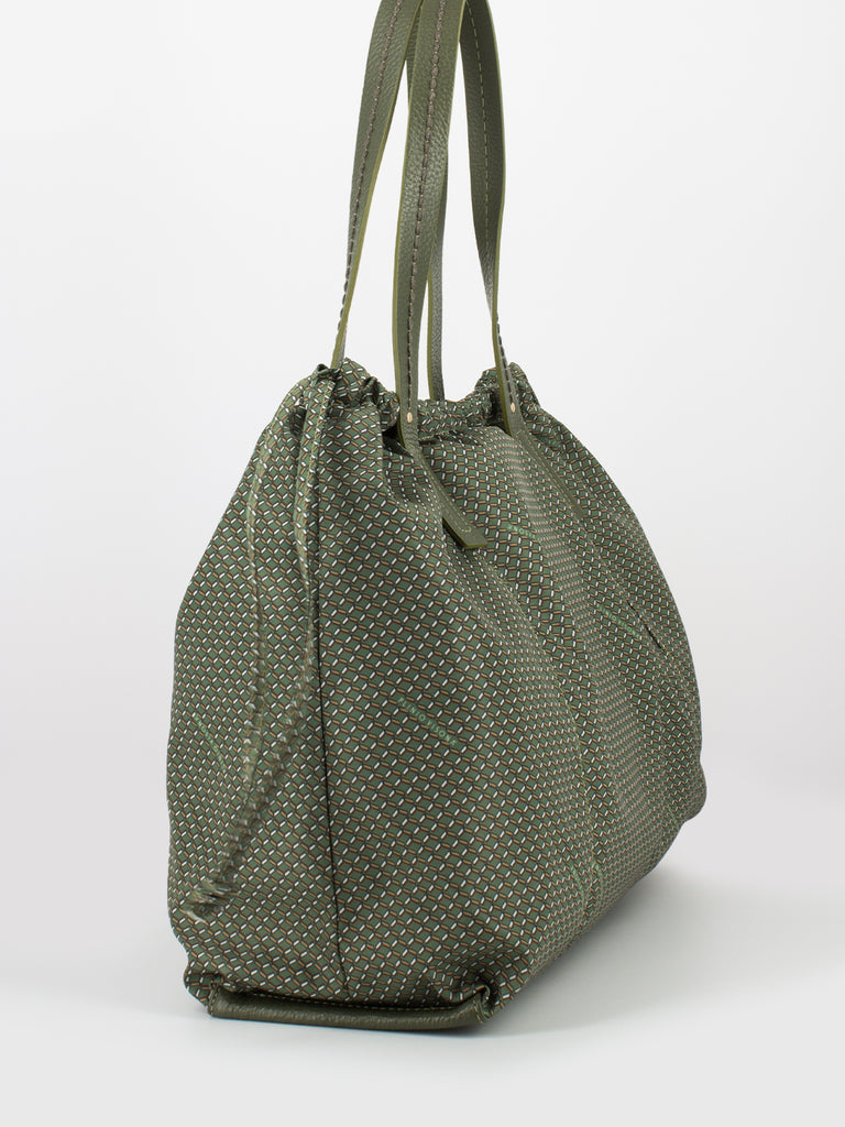 PLINIO VISONA' - Shopper / sacca Chantal maxi bosco