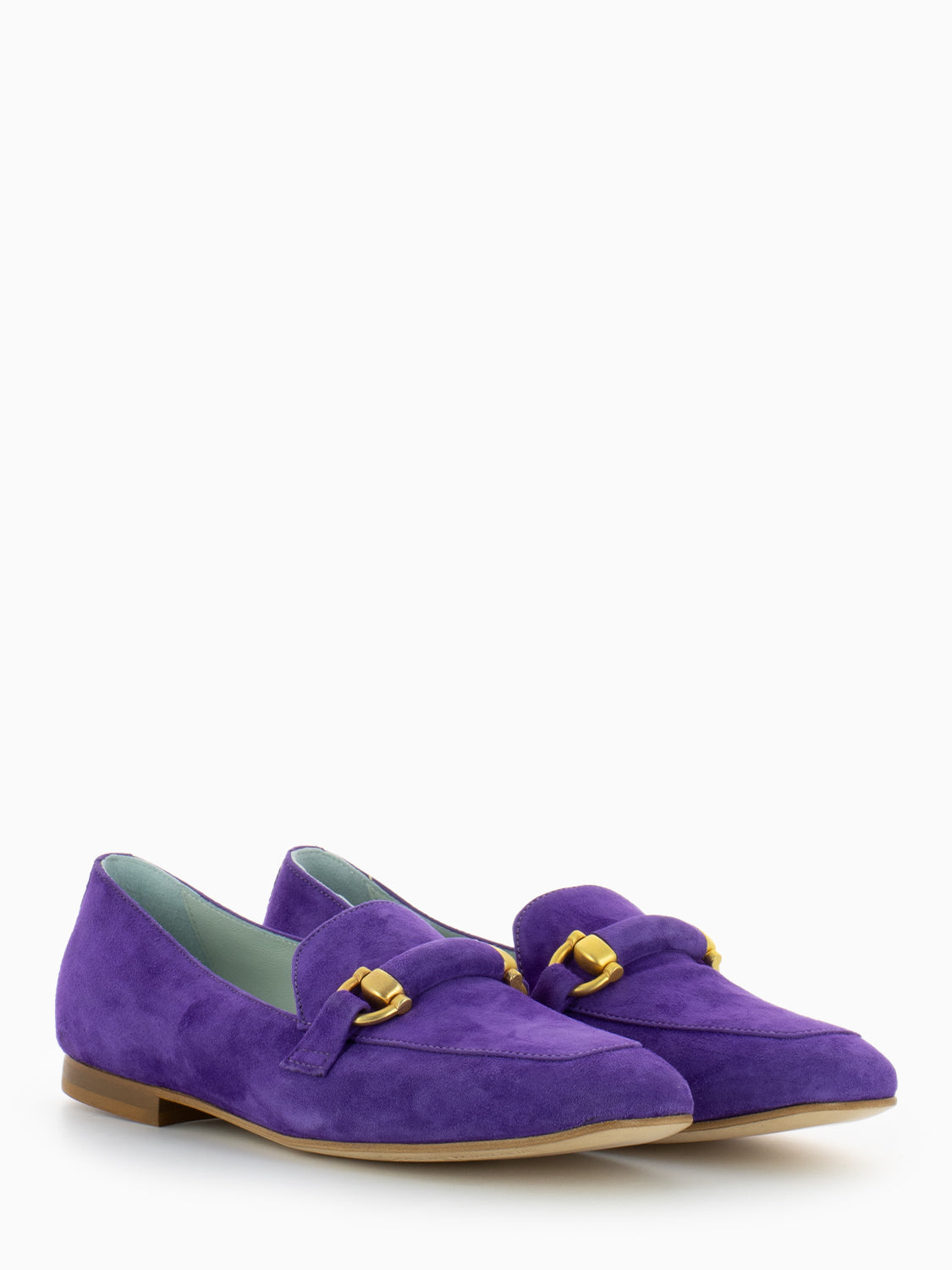 Amalfi moccasins in purple suede