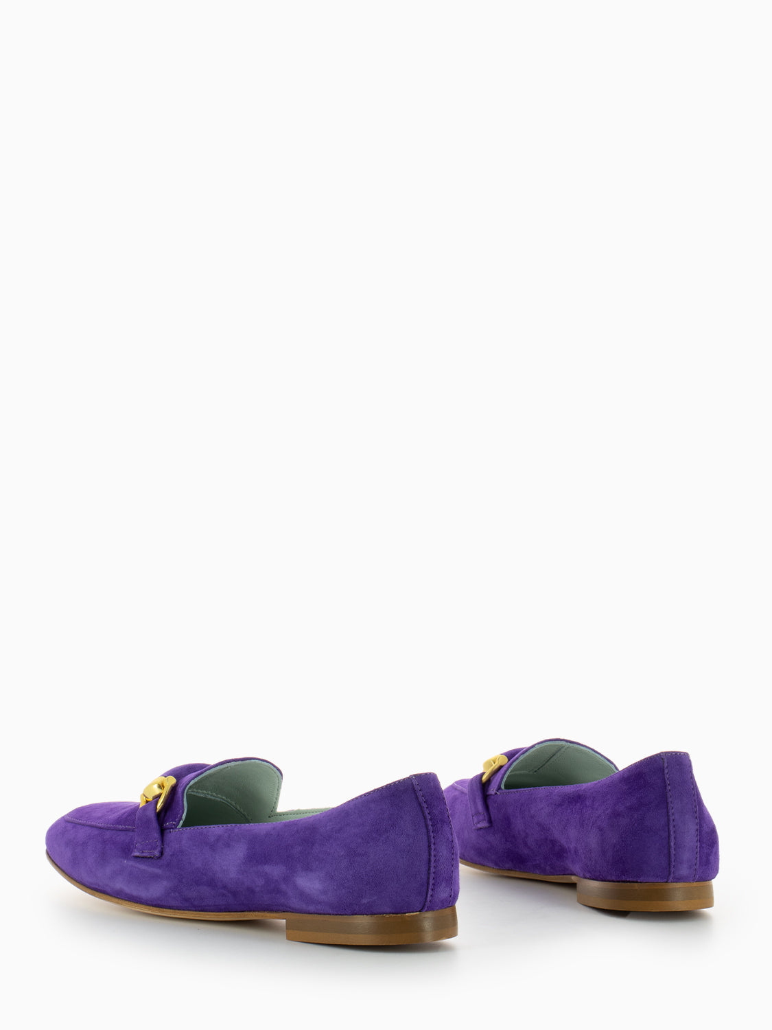 Amalfi moccasins in purple suede