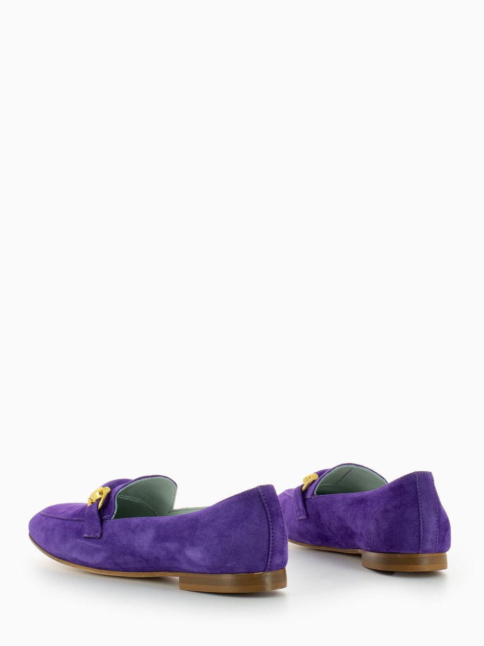 Amalfi moccasins in purple suede