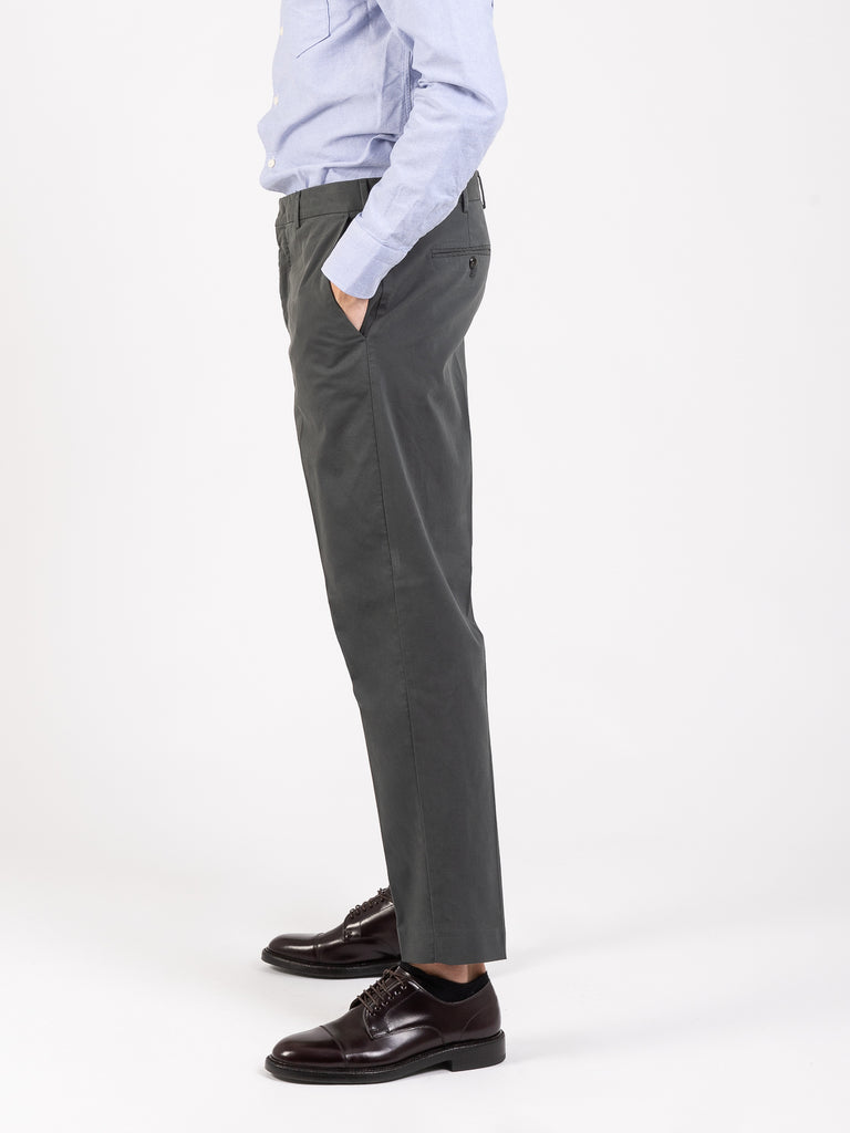 PT TORINO - Chinos in gabardina stretch grigio scuro