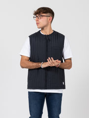 RAINS - Gilet Liner trapuntato navy