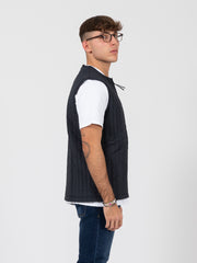 RAINS - Gilet Liner trapuntato navy