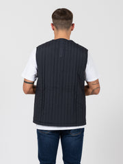 RAINS - Gilet Liner trapuntato navy