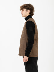 RAINS - Gilet Liner trapuntato wood