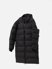RAINS - Long Puffer Jacket black