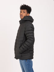 RAINS - Piumino Trekker Hooded nero