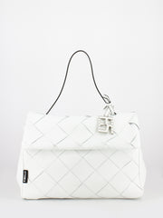 REBELLE - Borsa Catherine Satchel dollaro bianca