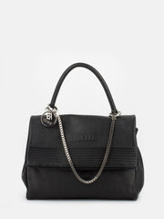 REBELLE - Borsa Keiko Satchel dollaro black