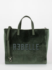 REBELLE - Shopper Ashanti S velvet loden