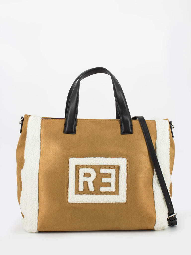 REBELLE - Shopper Softy L teddy barley