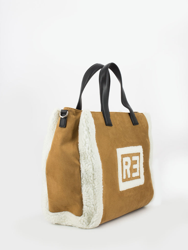 REBELLE - Shopper Softy L teddy barley